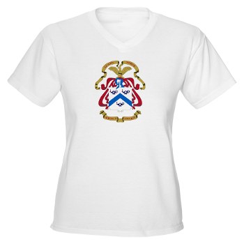 cgsc - A01 - 04 - DUI - Command and General Staff College Women's V-Neck T-Shirt