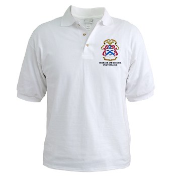 cgsc - A01 - 04 - DUI - Command and General Staff College with Text Golf Shirt