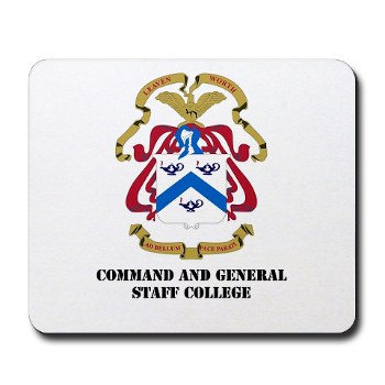 cgsc - M01 - 03 - DUI - Command and General Staff College with Text Mousepad