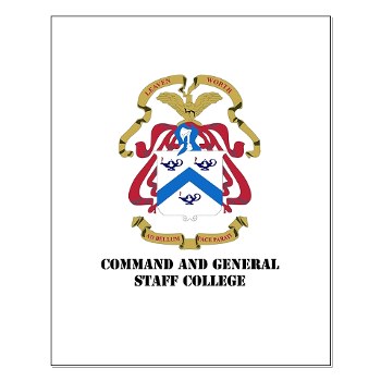 cgsc - M01 - 02 - DUI - Command and General Staff College with Text Small Poster