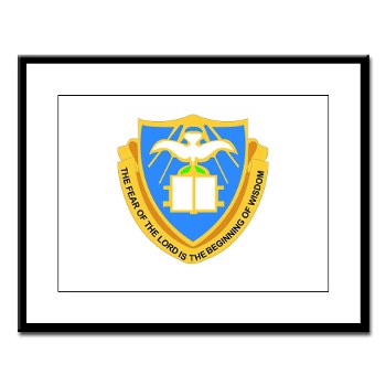 chaplainschool - M01 - 02 - DUI - Chaplain School - Large Framed Print