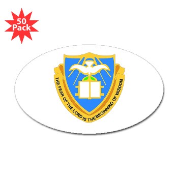 chaplainschool - M01 - 01 - DUI - Chaplain School - Sticker (Oval 50 pk) - Click Image to Close
