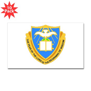chaplainschool - M01 - 01 - DUI - Chaplain School - Sticker (Rectangle 10 pk) - Click Image to Close