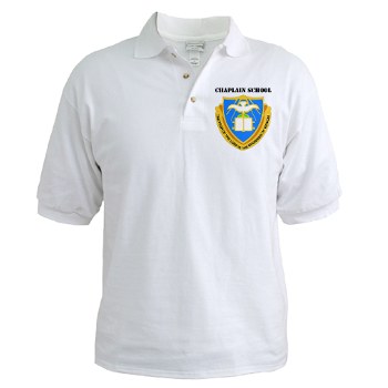 chaplainschool - A01 - 04 - DUI - Chaplain School with Text - Golf Shirt