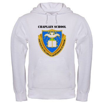 chaplainschool - A01 - 03 - DUI - Chaplain School with Text - Hooded Sweatshirt - Click Image to Close