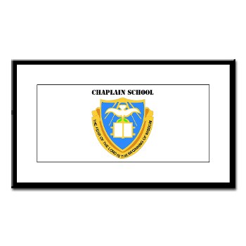 chaplainschool - M01 - 02 - DUI - Chaplain School with Text - Small Framed Print