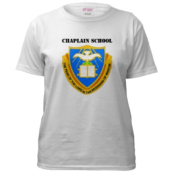 chaplainschool - A01 - 04 - DUI - Chaplain School with Text - Women's T-Shirt