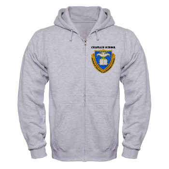chaplainschool - A01 - 03 - DUI - Chaplain School with Text - Zip Hoodie - Click Image to Close