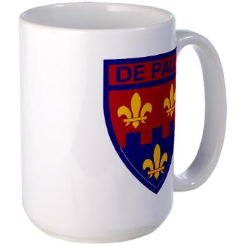 depaul - M01 - 03 - SSI - ROTC - DePaul University - Large Mug