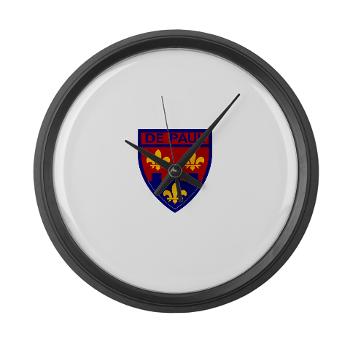 depaul - M01 - 03 - SSI - ROTC - DePaul University - Large Wall Clock - Click Image to Close