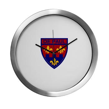 depaul - M01 - 03 - SSI - ROTC - DePaul University - Modern Wall Clock - Click Image to Close