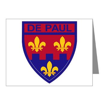 depaul - M01 - 02 - SSI - ROTC - DePaul University - Note Cards (Pk of 20)
