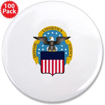 dla - M01 - 01 - Defense Logistics Agency - 3.5" Button (100 pack)