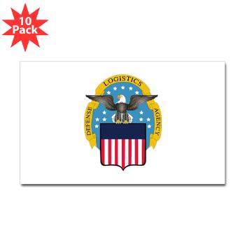 dla - M01 - 01 - Defense Logistics Agency - Sticker (Rectangle 10 pk) - Click Image to Close