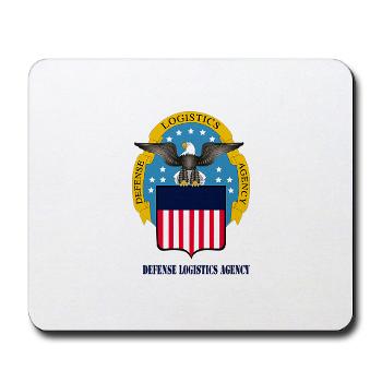 dla - M01 - 03 - Defense Logistics Agency with Text - Mousepad