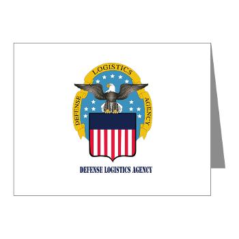 dla - M01 - 02 - Defense Logistics Agency with Text - Note Cards (Pk of 20)
