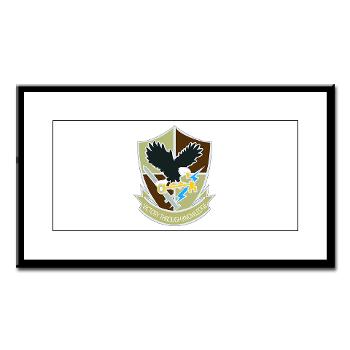 706MIG - M01 - 02 - DUI - 706th Military Intelligence Group - Small Framed Print