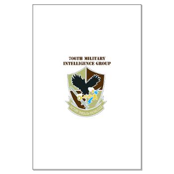 706MIG - M01 - 02 - DUI - 706th Military Intelligence Group with text - Large Poster