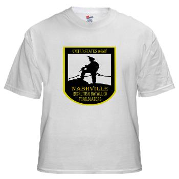 NRB - A01 - 04 - DUI - Nashville Recruiting Battalion - White T-Shirt - Click Image to Close