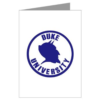 duke - M01 - 02 - SSI - ROTC - Duke University - Greeting Cards (Pk of 10) - Click Image to Close