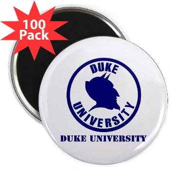 duke - M01 - 01 - SSI - ROTC - Duke University with Text - 2.25" Magnet (100 pack)