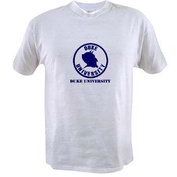 duke - A01 - 04 - SSI - ROTC - Duke University with Text - Value T-Shirt - Click Image to Close