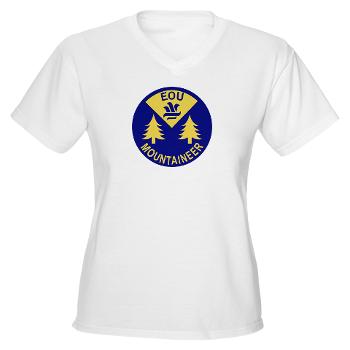 eou - A01 - 04 - SSI - ROTC - Eastern Oregon University - Women's V-Neck T-Shirt