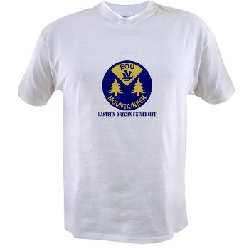eou - A01 - 04 - SSI - ROTC - Eastern Oregon University with Text - Value T-Shirt