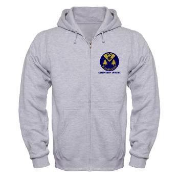 eou - A01 - 03 - SSI - ROTC - Eastern Oregon University with Text - Zip Hoodie