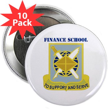 finance - M01 - 01 - DUI - Finance School with Text - 2.25" Button (10 pack) - Click Image to Close