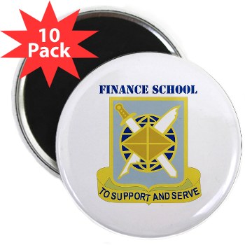 finance - M01 - 01 - DUI - Finance School with Text - 2.25" Magnet (10 pack)
