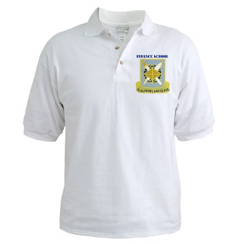 finance - A01 - 04 - DUI - Finance School with Text - Golf Shirt