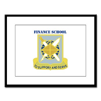 finance - M01 - 02 - DUI - Finance School with Text - Large Framed Print