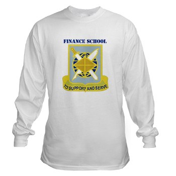 finance - A01 - 03 - DUI - Finance School with Text - Long Sleeve T-Shirt