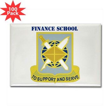 finance - M01 - 01 - DUI - Finance School with Text - Rectangle Magnet (100 pack)