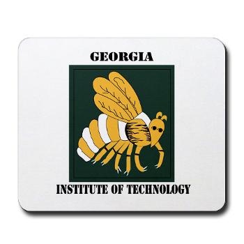 gatech - M01 - 03 - SSI - ROTC - Georgia Institute of Technology with Text - Mousepad
