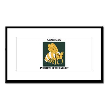 gatech - M01 - 02 - SSI - ROTC - Georgia Institute of Technology with Text - Large Framed Print