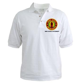 iastate - A01 - 04 - SSI - ROTC - Iowa State University with Text - Golf Shirt
