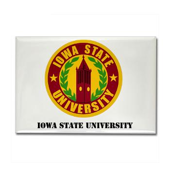 iastate - M01 - 01 - SSI - ROTC - Iowa State University with Text - Rectangle Magnet (10 pack)