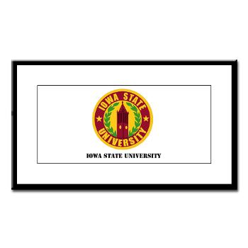 iastate - M01 - 02 - SSI - ROTC - Iowa State University with Text - Small Framed Print
