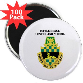 icon - M01 - 01 - DUI - Intelligence Center/School with Text - 2.25" Magnet (100 pack)