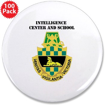 icon - M01 - 01 - DUI - Intelligence Center/School with Text - 3.5" Button (100 pack)