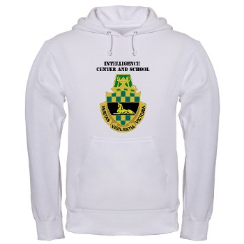 icon - A01 - 03 - DUI - Intelligence Center/School with Text - Hooded Sweatshirt