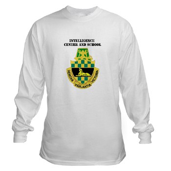 icon - A01 - 03 - DUI - Intelligence Center/School with Text - Long Sleeve T-Shirt