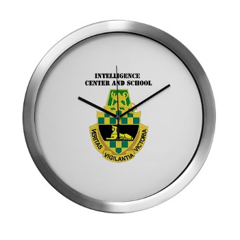 icon - M01 - 03 - DUI - Intelligence Center/School with Text - Modern Wall Clock - Click Image to Close