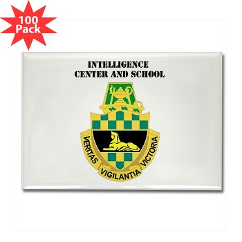 icon - M01 - 01 - DUI - Intelligence Center/School with Text - Rectangle Magnet (100 pack)