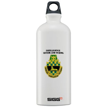 icon - M01 - 03 - DUI - Intelligence Center/School with Text - Sigg Water Bottle 1.0L - Click Image to Close