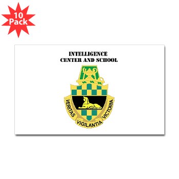 icon - M01 - 01 - DUI - Intelligence Center/School with Text - Sticker (Rectangle 10 pk)