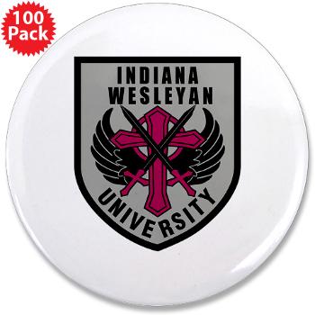 indwes - M01 - 01 - SSI - ROTC - Indiana Wesleyan University - 3.5" Button (100 pack)