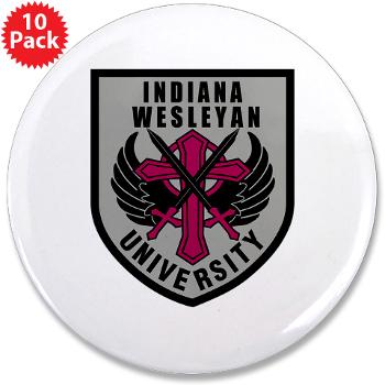 indwes - M01 - 01 - SSI - ROTC - Indiana Wesleyan University - 3.5" Button (10 pack)